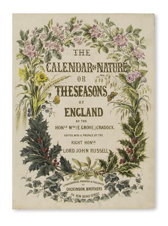 GROVE, HARRIET. The Calendar of Nature or The Seasons of England.